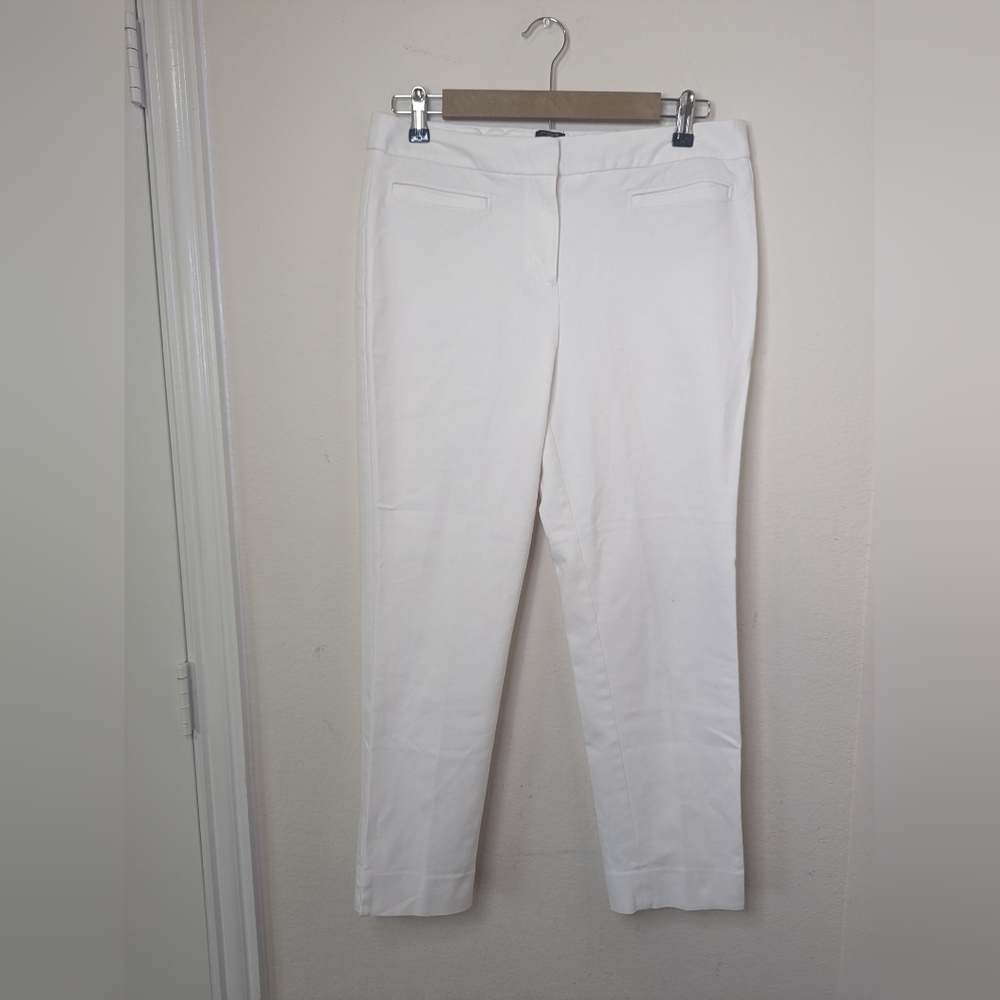 Talbots Hampshire Curvy White Pants Size 10